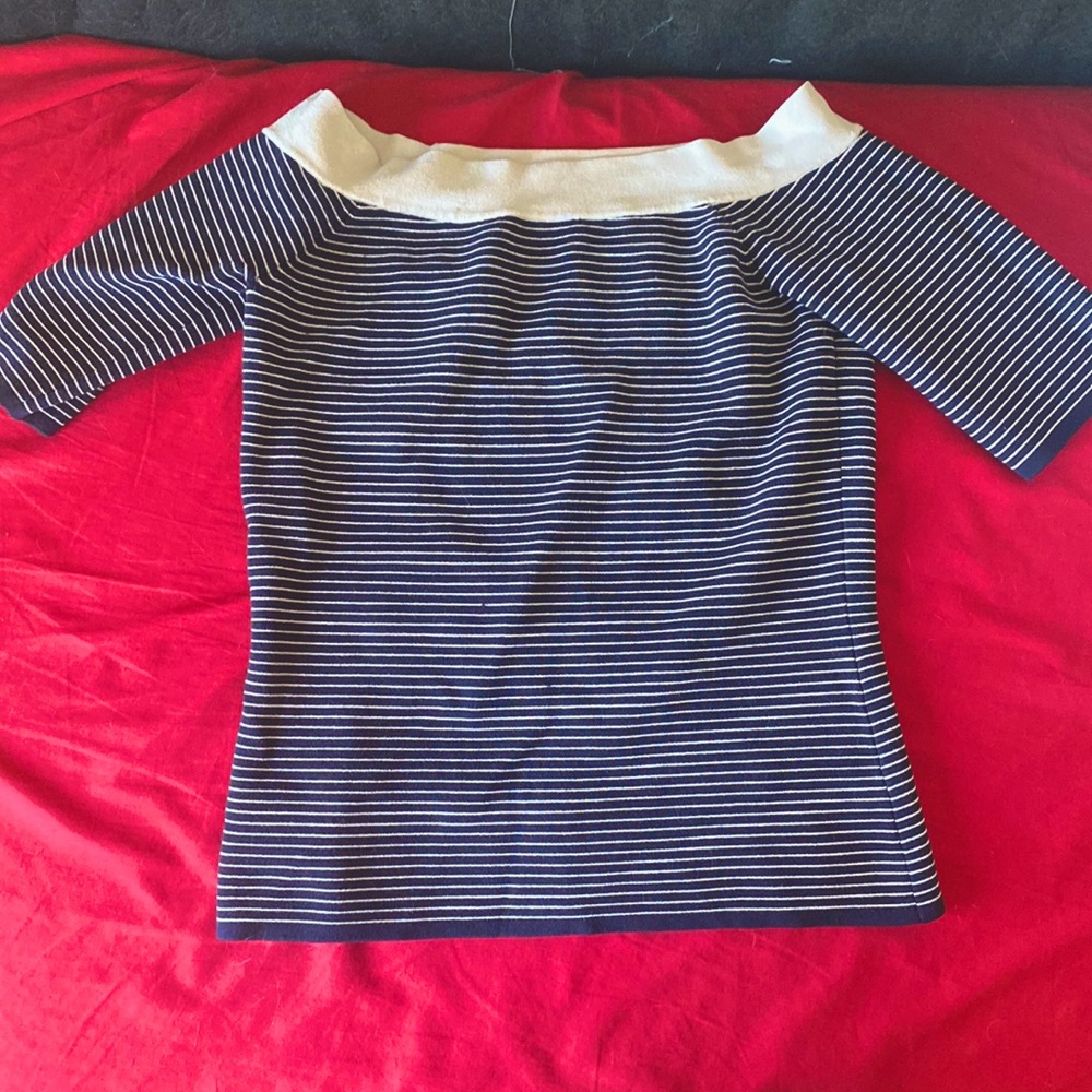 Ann Taylor Scoop Neck Blouse